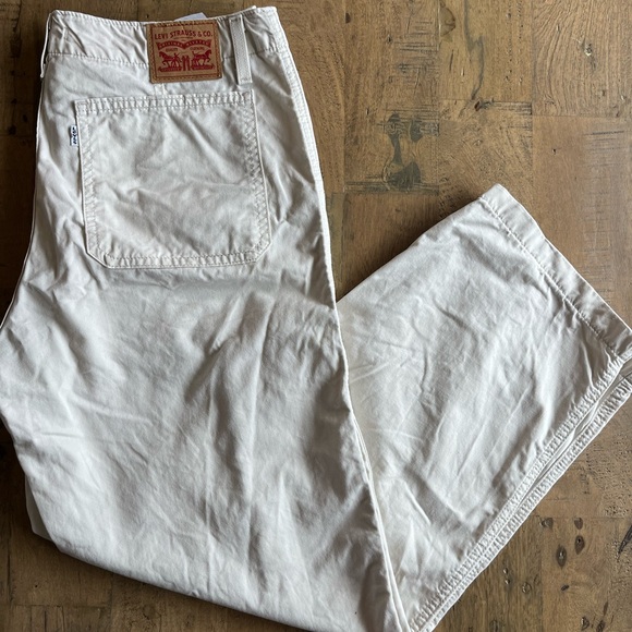 Levi's Beige 94 baggy utility High-Waisted Pants - Picture 3 of 6